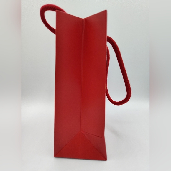 Dior Red Gift Box & Rope Bag Set | Gold Logo Special Edition Packaging LIKE NEW - Picture 3 of 14